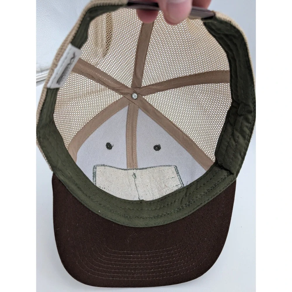 Zion National Park Utah Trucker Hat Brown Olive Green Mesh Snapback SSW Cap